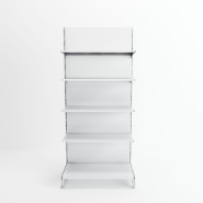 Elément de départ Gondole M25 H223xL100cm base+4 tablettes_1
