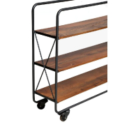 Meuble Industriel New York 3 niveaux L150 x P30 x H100 cm_1