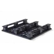 Palette plastique légère Planetpal Mix 12A12 LB3RR - Ref PA-LE-0148 - 1200x1200 mm - 3 semelles clipsables - Ajourée avec rebords_1