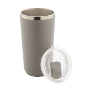 Mug thermos - isotherme en acier inoxydable à double paroi - 500 ml - couleur gris_1