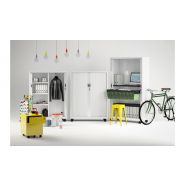 Armoire Mslide - métallique à rideaux escamotables en acier laqué - plusieurs dimensions disponibles_1