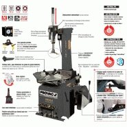 AS944DVTIW - Monte/Démonte-Pneus Provac Automatique avec Blocage Extérieur de 10 à 24 pouces et Système TI_1