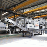 Concasseur broyeur à minerai mobile débit 500 t/h_1