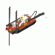 Drague stationnaire SEEM 16-640ST - Longueur 25,85 m - Déplacement 80 t - Puissance de dragage 478 kW_1