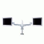 VALUE Bras double LCD, 4 points, fixation sur table, réglage séparé en hauteur_1