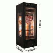 Armoire de maturation dry-aging - 600 L - 1 porte vitrée - Noir | GGM Gastro_1