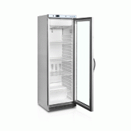 Congélateur vertical de vitrine Ventilé L.600mm 340L ext.SS430 TEFCOLD_1