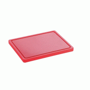 Planche à découper PRO 32x26 W-R A120528 Bartscher - Rouge_1