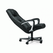 Fauteuil de direction Giroflex Leonardo 81 - Haut dossier, finition cuir, réglages ergonomiques_1