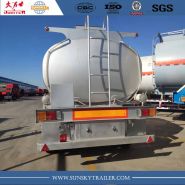 Remorque citerne 17000 L - Xiamen Sunsky Trailer Co., Ltd - 3 compartiments - Acier doux Q345B - Essieu Fuwa 13T_1