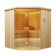 SAUNA D'ANGLE BOREAL® EVASION CLUB 180C - 4 À 6 PLACES - 180*180*210_1
