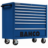 Servante classique C75 - 8 tiroirs, bleu, 986 x 501 x 1 100 mm - Modèle 1475KXL8BLUE_1