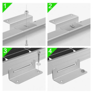 Support Z de panneau solaire pour camping-car bateau_1