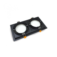 Cadre orientable encastré en aluminium pour ampoule AR111 - Réf AR111ENCN2 - Disponible en blanc_1