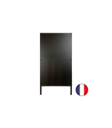 Chevalet métallique noir - Dimensions 117 x 60 cm - Fabrication française - Référence : IP316_1