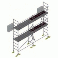 Échafaudage façadier DCM 49 - Dacame France SAS - Tubes d'acier ø 48 mm - galvanisé à chaud_1