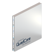 Panneau sandwich isolant, idéal pour cloisons, parois, plafonds et toitures planes - QuadCore Industrial Agro-alimentaire_1
