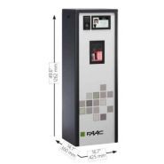 ParQube LX Exit Station FAAC - Gestion de parking - Hub - Piste d’entrée et sortie avec contrôle d'accès et affichage couleur_1