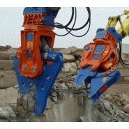 Équipement pour engins TP avec pression maximale de 750 bar