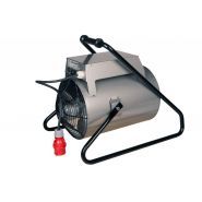 Aérotherme de chantier 9 kW - portable en inox - protection IP54 - débit d'air jusqu'à 1000 m³/h_1