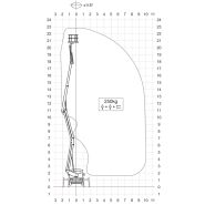 Camion châssis cabine ZED 23.3 JHL / Iveco Daily - nacelle articulée 23m avec bras pendulaire_1