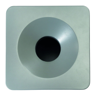 Collecteur modulaire anti-feu 51L noir laqué - certifié TÜV - acier galvanisé, revêtement époxy poudré_1