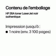 HP 26A toner LaserJet noir authentique_1