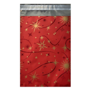 Pochette cadeau polypro avec rabat autocollant Orione rouge 16x21 cm - par 50_1
