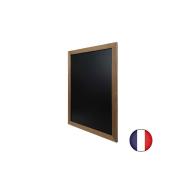 Ardoise murale double face - Moulure large en bois - Dimensions 87 x 67 cm - Référence : LSTF95MI_1