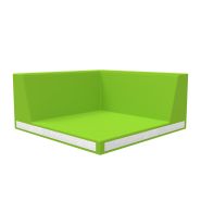 Assise d'angle enfant - module de détente avec velcro et anti-dérapant - Réf : MO. AANE