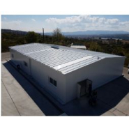 Bâtiment préfabriqué à structure métallique modulaire gamme ecorapid pour sports et récréation - cualimetal_1