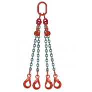 Elingue réglable 4 brins avec crochets à verrouillage automatique Référence 4350X_1