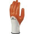 Gants de manutention tricot polyester - enduction nitrile paume, doigts et mi-dos - Réf. DPVE715_1