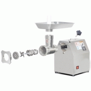 Hachoir à viande électrique professionnel - 750W - 120 kg/h - Trémie inox - Transmission par engrenages à bain d'huile_1