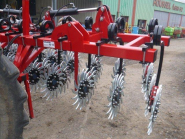 Houe rotative NC 4.0m EP - 19 éléments - 38 disques - Occasion - Châssis repliable_1