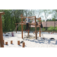 Jeu à grimper en robinier Iltasia - 8045593 - Hags - pour enfants de 5 à 12 ans, dimensions 5400x3800x2780 mm_1