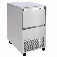 Machine à glaçons pleins cubiques 99 kg/24h - stockage 35 kg_1