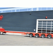 Semi-remorque surbaissée Nooteboom C016099 - 85t - 5 essieux - extensible jusqu'à 6100 mm_1