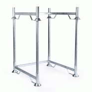 Station de vidange 950 mm vanne guillotine ø200mm pour big-bag
