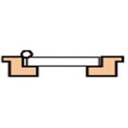 Tecavi 60 AD46 - Façade de gaine technique - Cofim - Cadre bois exotique_1