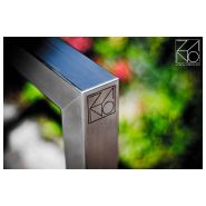 05.024 - Arceau urbain Porta ZANO en acier ou inox - Hauteur 80 cm - Design classique et sobre_1