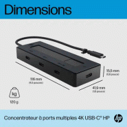 Concentrateur USB-C HP 4K_1