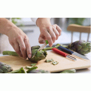 Set de 3 couteaux de cuisine Opinel - couteau d'office, cranté et éplucheur - lames en acier inoxydable_1