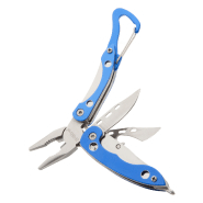 Pince multifonctions en acier inoxydable - 6 fonctions - Marque Orizons - Couleur bleu - 77 g_1