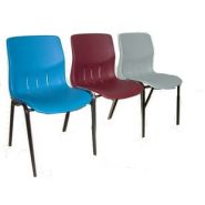 14031a4007 - Chaises empilables Millet-Culinor - Polypropylène Tulipe - Dimensions 0,49 x 0,58 x H. 0,83m_1