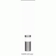 Borne lumineuse d'éclairage public électrique karin 450 / led / 21 w / en aluminium anodisé / 0.45 m