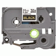 Brother TZE-354 ruban d'étiquette Or sur noir_1