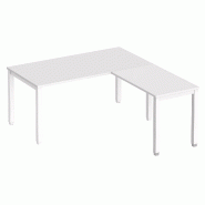 Bureau individuel avec retour So Vicar réglable en hauteur_1