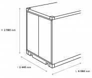 Container frigorifique reefer 10 pieds