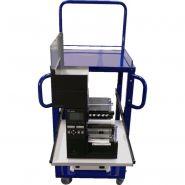 Mobirack - chariot informatique mobile en tôle d'acier 20/10è - Gumaco_1